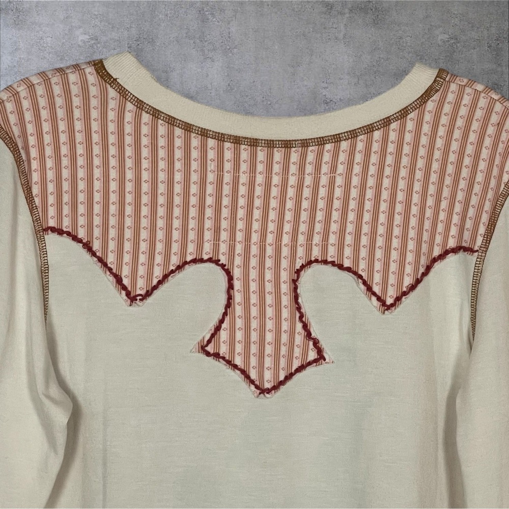Double D Ranch Cowboy Starter Kit Long Sleeve Pullover T-Shirt Womens M Western - Picture 6 of 10